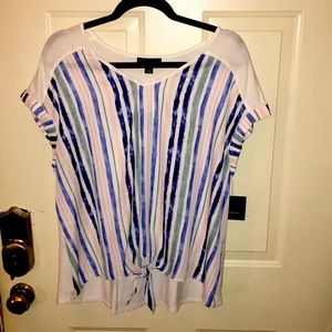 Fortune and Ivy Striped Top Size XL